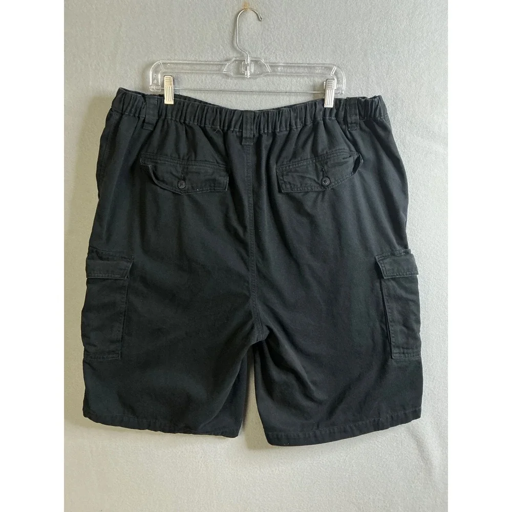 Boulder Creek Shorts Men's XLT Cargo Shorts Relaxed Fit Elastic Waist Drawstring